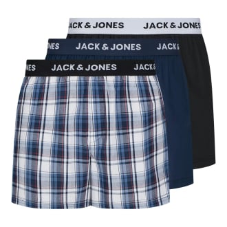 3er-Pack Boxershorts blau_NAVY BLAZER/BLACK - BLUE/RED CHECK | 4XL