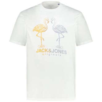 T-Shirt mit Motiv-Print weiß_BRIGHT WHITE | 3XL