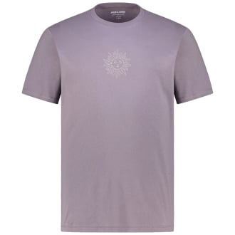 T-Shirt mit Stickerei grau_SHARK | 4XL
