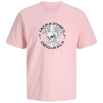 T-Shirt mit Motiv-Print pink_TICKLED PINK | 3XL