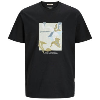 T-Shirt mit Motiv-Print schwarz_BLACK | 3XL