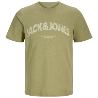 T-Shirt mit Label-Print braun_CEDAR | 3XL
