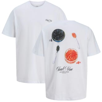 T-Shirt mit Print auf Vorder- und Rückseite weiß_BRIGHT WHITE/CLOUD NINE | 3XL