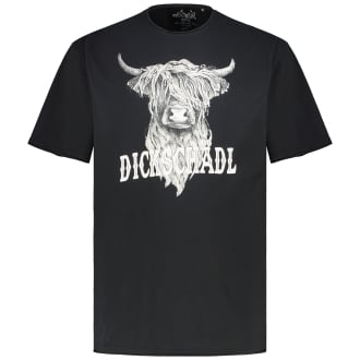 T-Shirt "Dickschädel" aus Biobaumwolle schwarz_0200 | 3XL