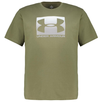 T-Shirt mit Logo-Print oliv_390 | 3XL