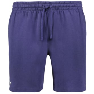 Kurze Jogginghose mit Logo-Stickerei dunkelblau_410 | 4XL