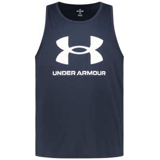 Tanktop mit Label-Print schwarz_001 | 3XL
