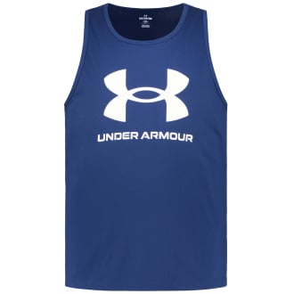 Tanktop mit Label-Print dunkelblau_408 | 3XL