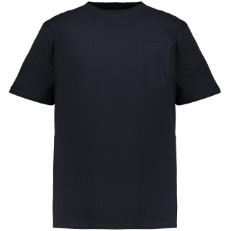 Basic T-Shirt mit Brusttasche dunkelblau_360 | 3XL