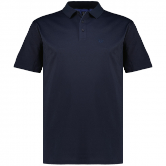 Funktions-Poloshirt mit Elasthan dunkelblau_360 | 3XL