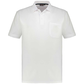 Poloshirt aus Baumwoll-Piqué weiß_100 | 3XL