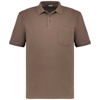 Poloshirt aus Baumwoll-Piqué braun_290 | 3XL
