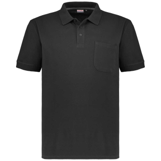 Poloshirt aus Baumwoll-Piqué schwarz_700 | 3XL