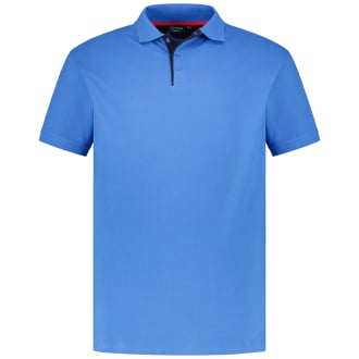 Poloshirt mit Kontrastdetails azur_385 | 7XL