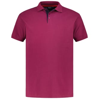 Poloshirt mit Kontrastdetails beere_570 | 8XL