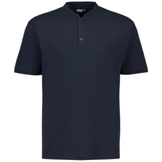 T-Shirt mit Serafinokragen dunkelblau_360 | 3XL