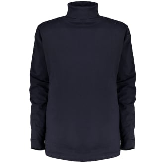 Rollkragenshirt aus Baumwolle dunkelblau_360 | 3XL