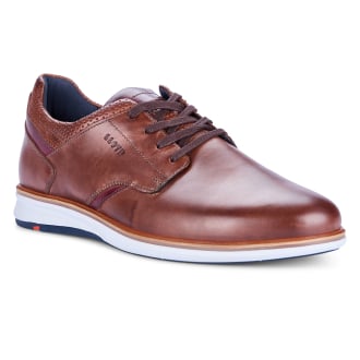 Schnürschuh "Kayor" aus Glattleder, extraweit braun_BROWN | 43