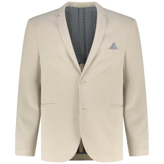 Stretch-Sakko mit feiner Struktur beige_11 | 31