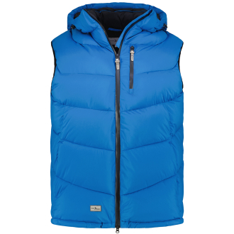 Wattierte Weste mit Kapuze royalblau_19 | 4XL