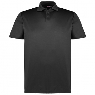 Ultraleichtes Stretch-Poloshirt aus Funktionsmaterial, atmungsaktiv, geruchshemmend schwarz_700 | XXL