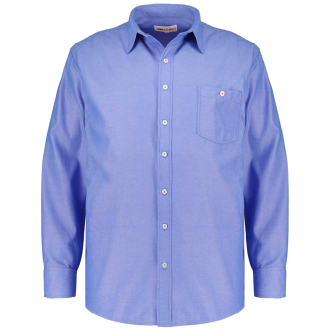 Freizeithemd aus Baumwollmischung mittelblau_OXFORD BLUE | 3XL