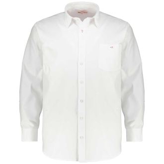 Freizeithemd aus Baumwollmischung weiß_OXFORD WHITE | 3XL