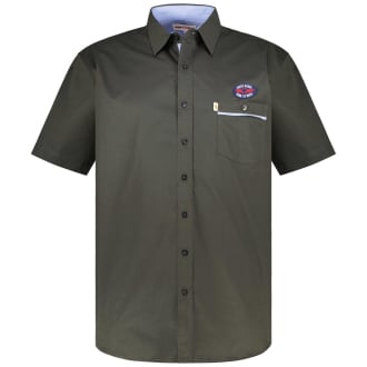 Freizeithemd aus Baumwolle oliv_OLIV | 3XL