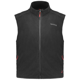 Fleeceweste mit Seitentaschen schwarz_700 | 5XL