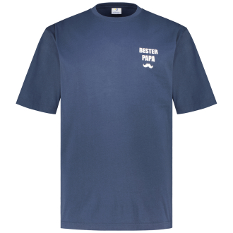 T-Shirt mit Statement-Print dunkelblau_DARKBLU | 3XL