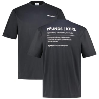 T-Shirt mit Print auf Vorder-und Rückseite schwarz_BLACK | 3XL