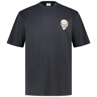 T-Shirt mit Motiv-Print schwarz_BLACK | 3XL