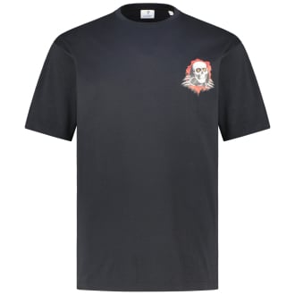 T-Shirt mit Motiv-Print schwarz_BLACK | 3XL