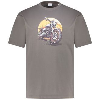 T-Shirt mit Motiv-Print dunkelgrau_DARKGRE | 3XL