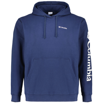 Hoodie mit Print-Details dunkelblau_466/400 | 4XL