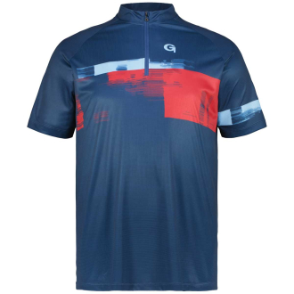 Radtrikot mit Print blau_352 | 3XL