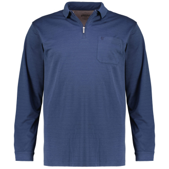 Langarm-Poloshirt, bügelleicht dunkelblau_609 | 3XL
