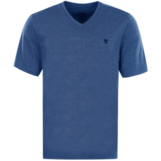 T-Shirt "Stay Fresh", bügelleicht blau_600 | 3XL