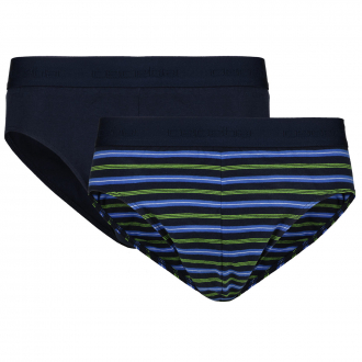 2er-Pack Slips aus elastischem Jersey dunkelblau_332/400 | 8