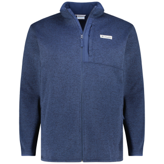 Fleecejacke mit Stehkragen dunkelblau_464 | 4XL
