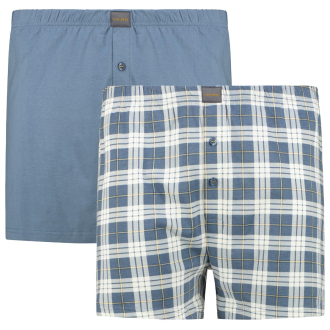 Doppelpack Boxershorts blau_654 | 10