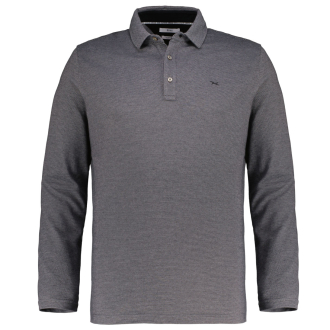 Poloshirt mit Biobaumwolle, bügelfrei schwarz_02 | 5XL