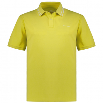 Poloshirt mit Kontrastdetails gelb_1504 | 3XL