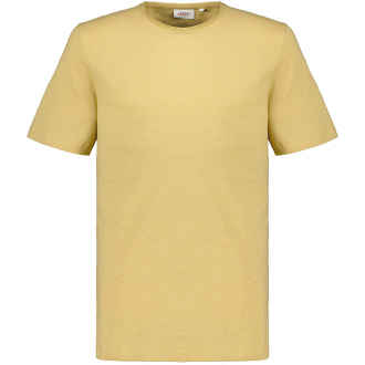 Unifarbenes T-Shirt mit Rollkante mais_1602 | 3XL