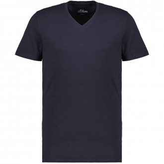 T-Shirt aus reiner Baumwolle marine_5978 | 5XL