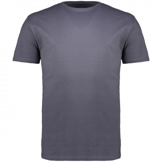 Fein strukturiertes T-Shirt aus Baumwolljersey grau_80905/30 | 3XL