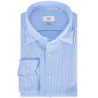 Businesshemd, langarm, bügelfrei blau_14 | 46