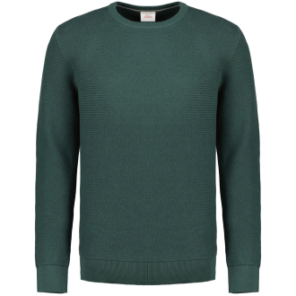 Pullover aus reiner Baumwolle grün_7894 | 3XL