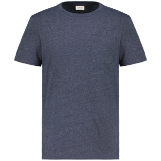 Meliertes T-Shirt graublau_59W2 | 3XL