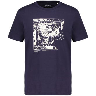 T-Shirt aus Biobaumwolle dunkelblau_59D1 | 3XL